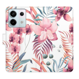 Flipové puzdro iSaprio - Pink Flowers 02 - Xiaomi Redmi Note 13 Pro+ 5G