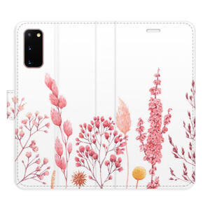 Flipové puzdro iSaprio - Pink Flowers 03 - Samsung Galaxy S20