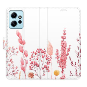 Flipové puzdro iSaprio - Pink Flowers 03 - Xiaomi Redmi Note 12 5G