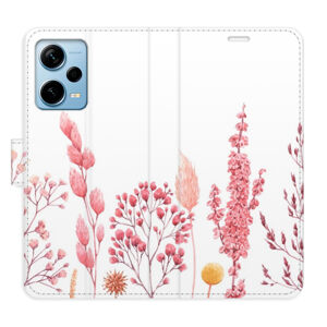 Flipové puzdro iSaprio - Pink Flowers 03 - Xiaomi Redmi Note 12 Pro+ 5G