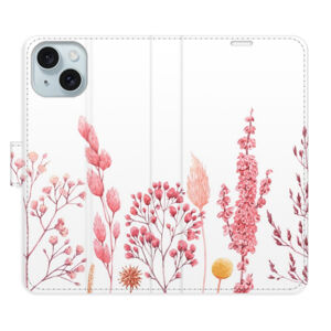 Flipové puzdro iSaprio - Pink Flowers 03 - iPhone 15