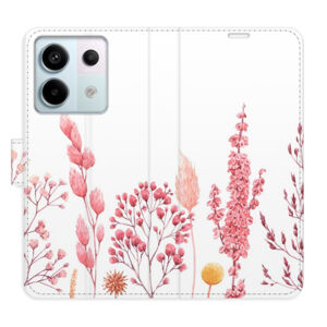 Flipové puzdro iSaprio - Pink Flowers 03 - Xiaomi Redmi Note 13 Pro+ 5G