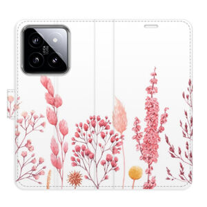 Flipové puzdro iSaprio - Pink Flowers 03 - Xiaomi 14