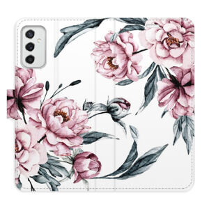 Flipové puzdro iSaprio - Pink Flowers - Samsung Galaxy M52 5G