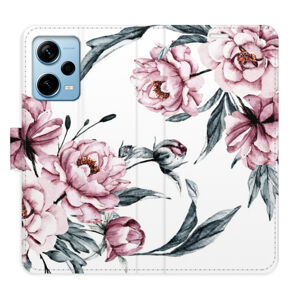 Flipové puzdro iSaprio - Pink Flowers - Xiaomi Redmi Note 12 Pro+ 5G