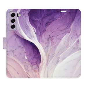 Flipové puzdro iSaprio - Purple Paint - Samsung Galaxy S21 FE 5G