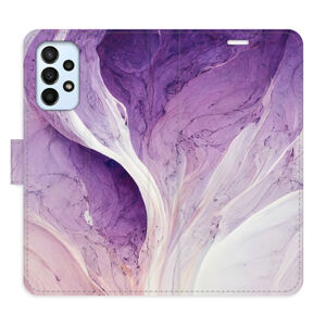 Flipové puzdro iSaprio - Purple Paint - Samsung Galaxy A23 / A23 5G