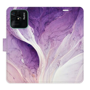 Flipové puzdro iSaprio - Purple Paint - Xiaomi Redmi 10C