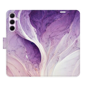 Flipové puzdro iSaprio - Purple Paint - Samsung Galaxy A55 5G