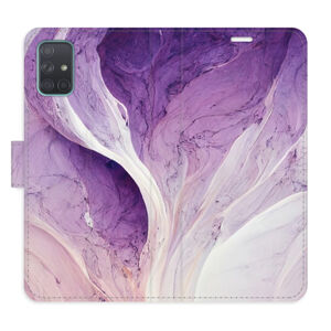 Flipové puzdro iSaprio - Purple Paint - Samsung Galaxy A71