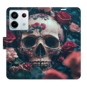 Flipové puzdro iSaprio - Skull in Roses 02 - Xiaomi Redmi Note 13 Pro+ 5G