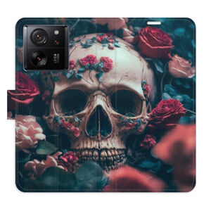 Flipové puzdro iSaprio - Skull in Roses 02 - Xiaomi 13T / 13T Pro