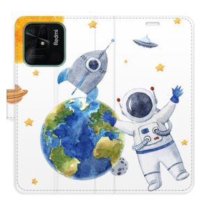 Flipové puzdro iSaprio - Space 06 - Xiaomi Redmi 10C