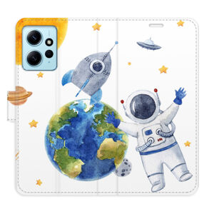 Flipové puzdro iSaprio - Space 06 - Xiaomi Redmi Note 12 5G