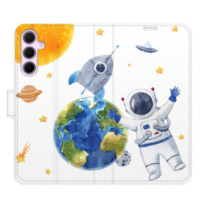 Flipové puzdro iSaprio - Space 06 - Samsung Galaxy A55 5G