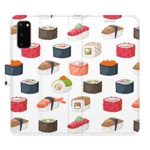 Flipové puzdro iSaprio - Sushi Pattern 02 - Samsung Galaxy S20