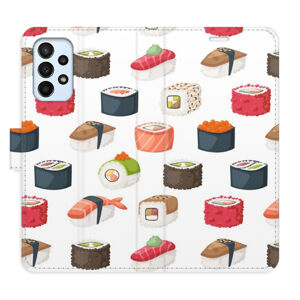 Flipové puzdro iSaprio - Sushi Pattern 02 - Samsung Galaxy A23 / A23 5G