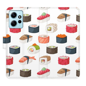 Flipové puzdro iSaprio - Sushi Pattern 02 - Xiaomi Redmi Note 12 5G
