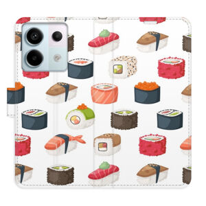 Flipové puzdro iSaprio - Sushi Pattern 02 - Xiaomi Redmi Note 13 Pro+ 5G