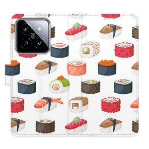 Flipové puzdro iSaprio - Sushi Pattern 02 - Xiaomi 14