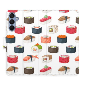 Flipové puzdro iSaprio - Sushi Pattern 02 - Samsung Galaxy A25 5G
