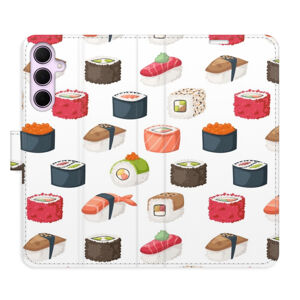 Flipové puzdro iSaprio - Sushi Pattern 02 - Samsung Galaxy A35 5G